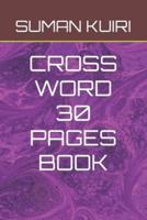 Cross Word 30 Pages Book