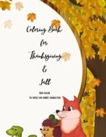Coloring Book for Thanksgiving and Fall