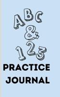 ABC & 123 Practice Journal