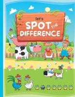 Spot the Differences Kids Activity Book