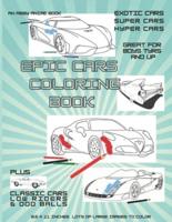 Cars Epic Super Car Coloring Book