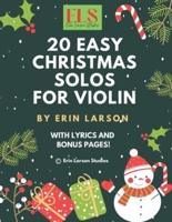20 Easy Christmas Violin Solos for Violin