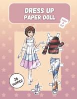 Dress Up Paper Doll, Color & Cut