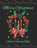 "Merry Christmas" Adult Coloring Book