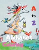 A to Z Alphabet Coloring Book