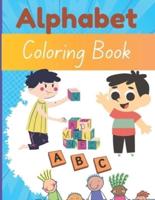 Alphabet Coloring Book, Toddler, Fruit and Animal's Shapes, Best for Learning by Tahi