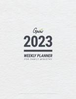 2023 Family Ministry Weekly Planner