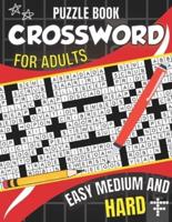 Easy Medium And Hard Crossword Puzzle Book For Adults