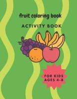 Fruit Coloring Book