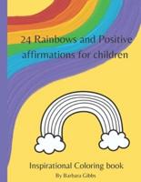 24 Rainbows and Positive Affirmations for Children