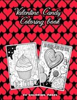 Valentine Candy Coloring Book