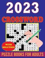 2023 Crossword Puzzle Book For Adults