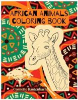 African Animals Coloring Book