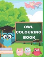 Owl Coloring Book for Students