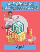 A-Z Alphabet Coloring Book for Kids