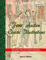 Adult Coloring Book With Jane Austen Classic Illustrations