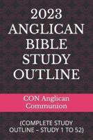 2023 Anglican Bible Study Outline