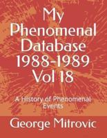 My Phenomenal Database 1988-1989 Vol 18