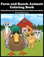Farm and Ranch Animals Coloring Book