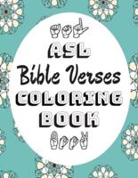 ASL Bible Verses Coloring Book
