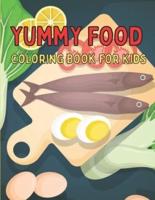 Yummy Food Coloring Book for Kids