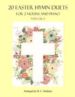 20 Easter Hymn Duets for 2 Violins and Piano