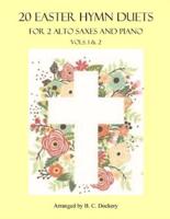 20 Easter Hymn Duets for 2 Alto Saxes With Piano