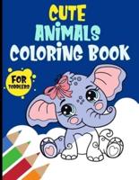 Cute Animals Coloring Book for Toddles