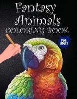 Fantasy Animals Coloring Book for Adults & Teens