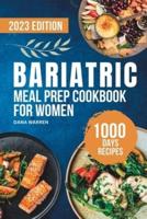 Bariatric Meal Prep Cookbook for Women
