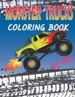 Monster Trucks Coloring Book for Kids