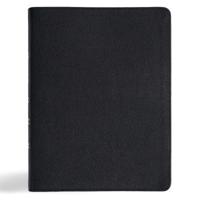 CSB Men of Character Bible, Revised and Updated, Black Genuine Leather, Indexed