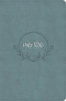 KJV Large Print Personal Size Reference Bible, Earthen Teal SuedeSoft LeatherTouch