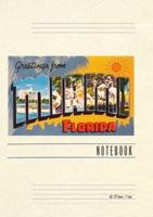 Vintage Lined Notebook Greetings from Miami, Florida