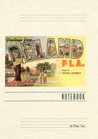 Vintage Lined Notebook Greetings from Deland, Florida