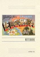 Vintage Lined Notebook Greetings from Stuart, Florida
