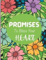 Promises to Bless Your Heart Coloring Book With Scripture That Is Inspirational for Adults and Teens