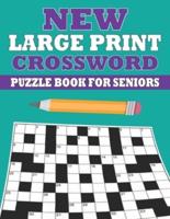 New Large Print Crossword Puzzle Book for Seniors