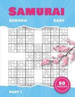 50 Easy Samurai Sudoku Puzzles, Part 1