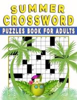 Summer Crossword Puzzles Book For Adults