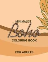 Minimalist Boho Coloring Book for Adults