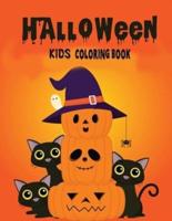 Halloween Kids Coloring Book