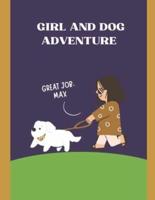Girl and Dog Adventure Book