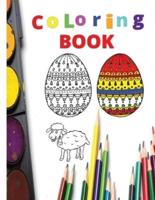 Easter Holiday Decorations - A Coloring Book for All Ages