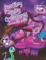 Baby Fantasy Creatures Coloring Book (Ages 6+)