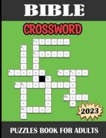2023 Bible Crossword Puzzles Book for Adults