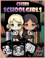 Chibi School Girls Coloring Book