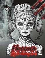 Horror Adult Coloring Book