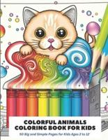 Colorful Animals Coloring Book for Kids