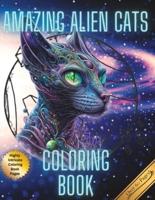 Amazing Alien Cat Coloring Book